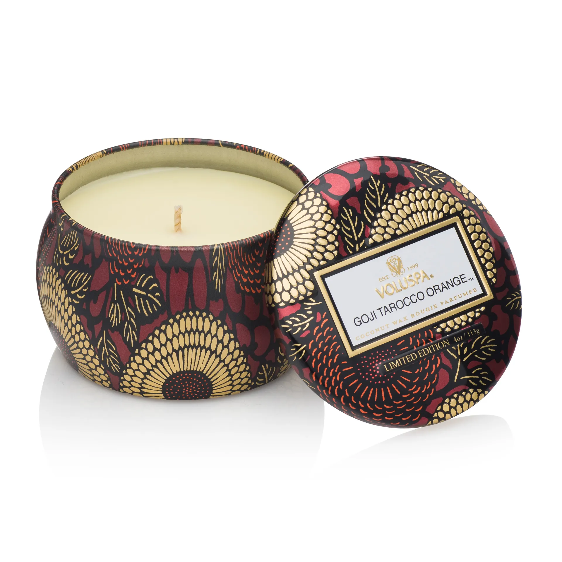 Dekorative bokslys 25 timer, Goji & Tarocco Orange Voluspa