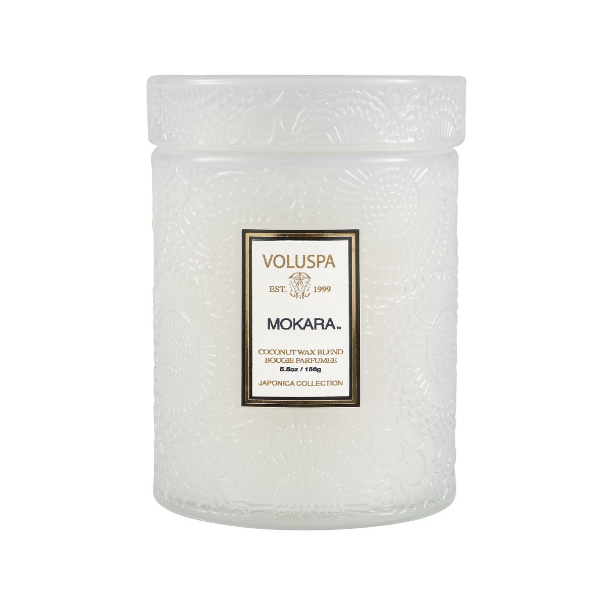 Voluspa Japonica duftlys i glassboks 50 timmar Mokara