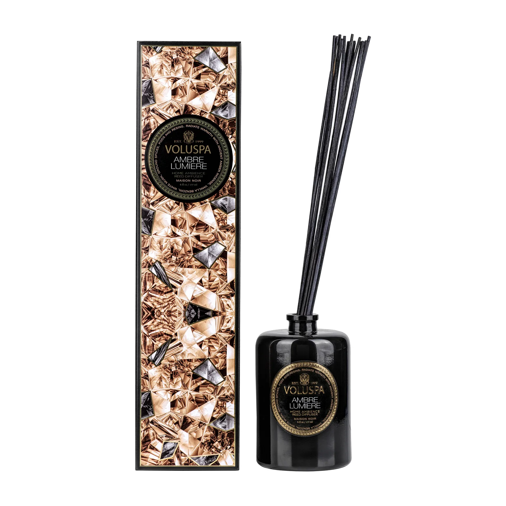 Maison Noir duftpinner 177 ml, Ambre Lumiere Voluspa
