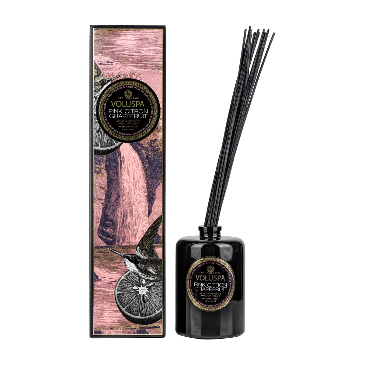 Voluspa Maison Noir duftpinner 177 ml Pink Citron Grapefruit