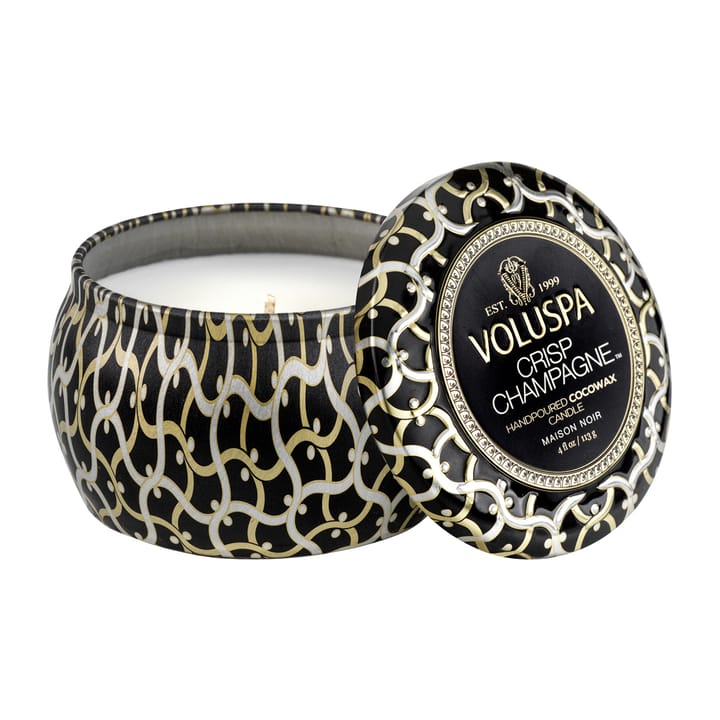 Maison Noir Mini Tin duftlys 25 timer - Crisp Champagne - Voluspa