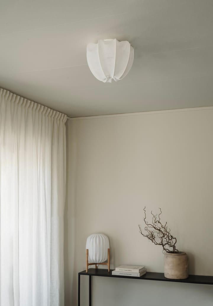 Anna plafond mini Ø30 cm, White linnen Watt & Veke