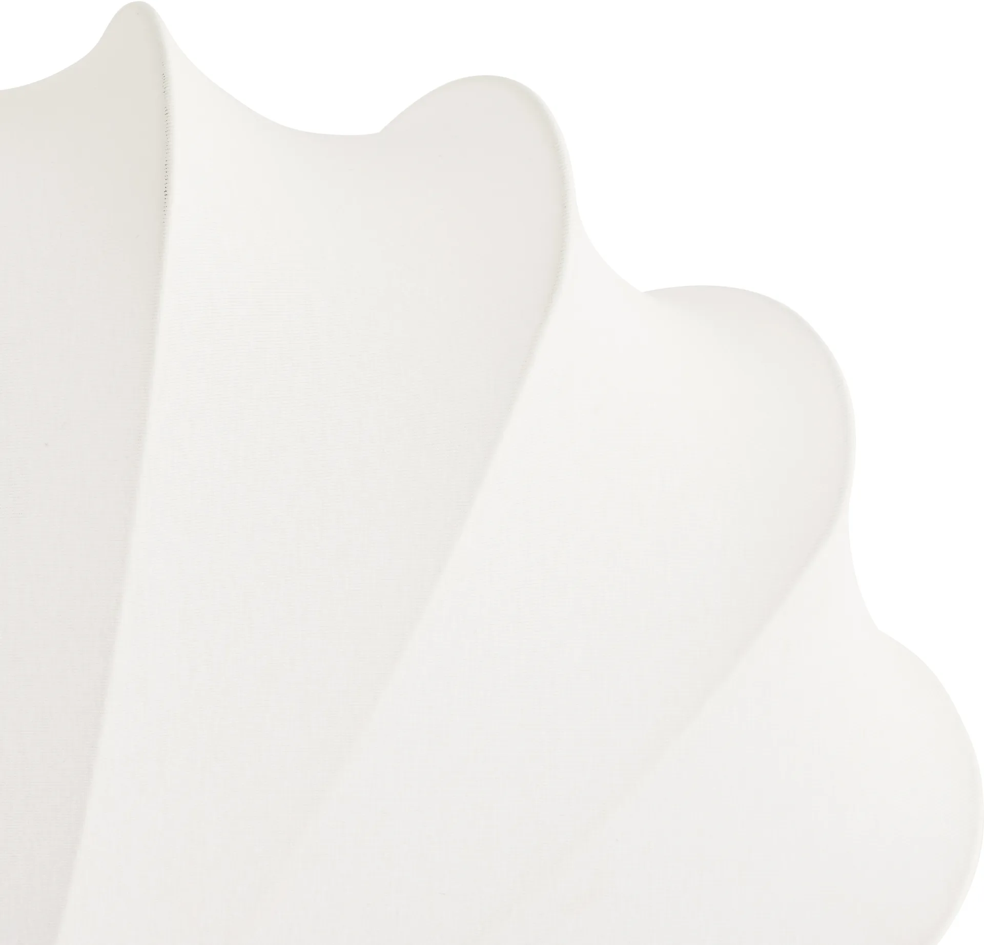 Anna vegglampe L 54 cm, White cotton Watt & Veke