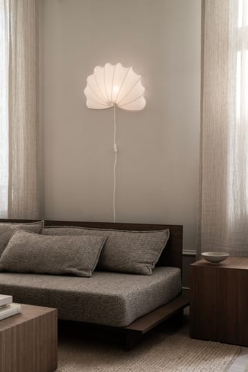 Anna vegglampe L 54 cm - White cotton - Watt & Veke