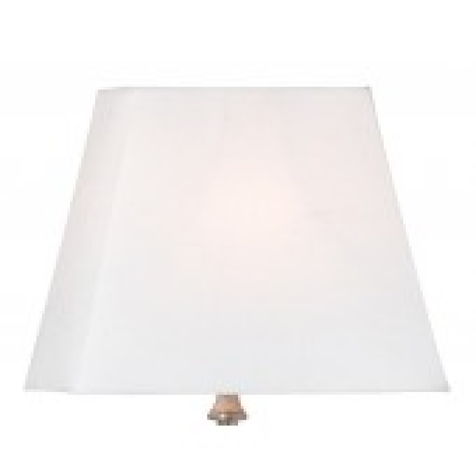Watt & Veke Basic Rectangular lampeskjerm 22 cm Hvit