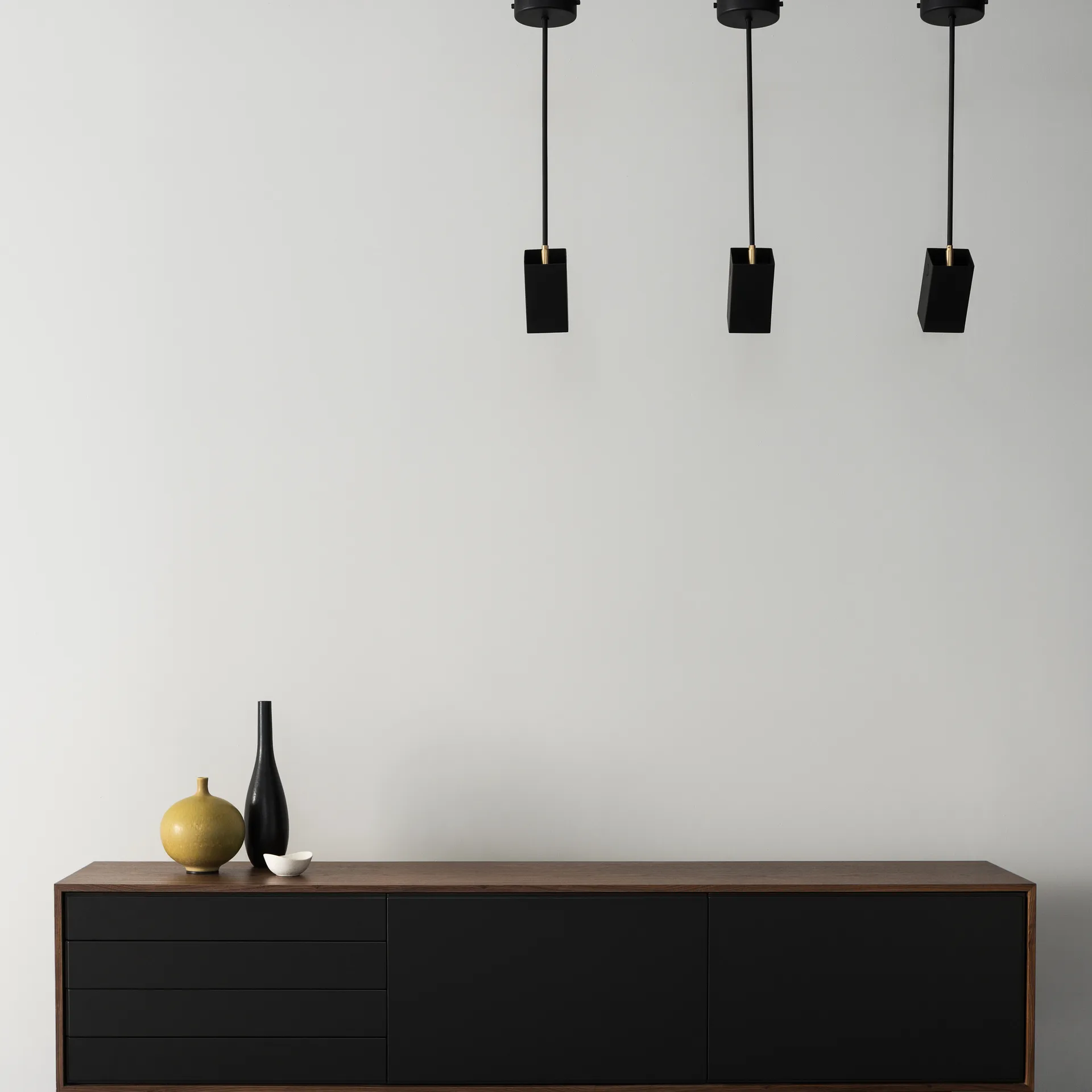 Box taklampe, matt svart Watt & Veke