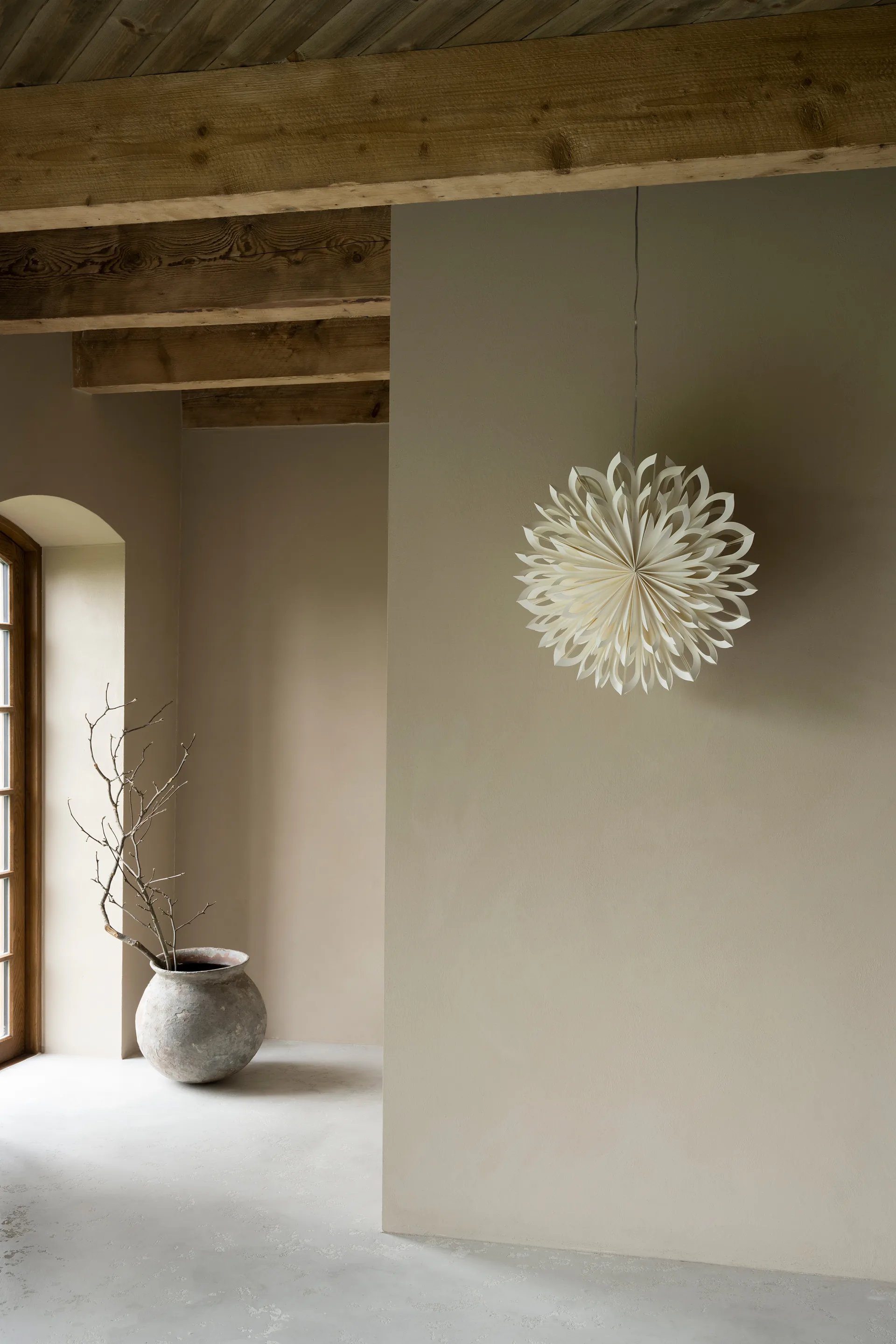 Clara adventstjerne Ø 50 cm, Hvit Watt & Veke