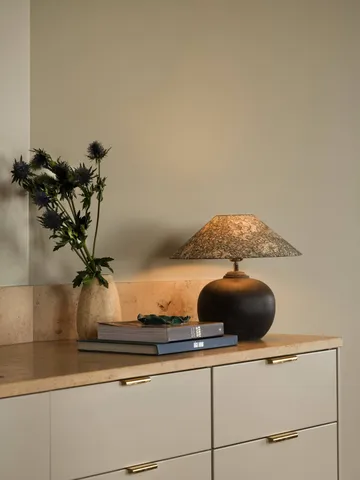 Flat shade lampeskjerm - African marigold green, Ø36x10 cm - Watt & Veke