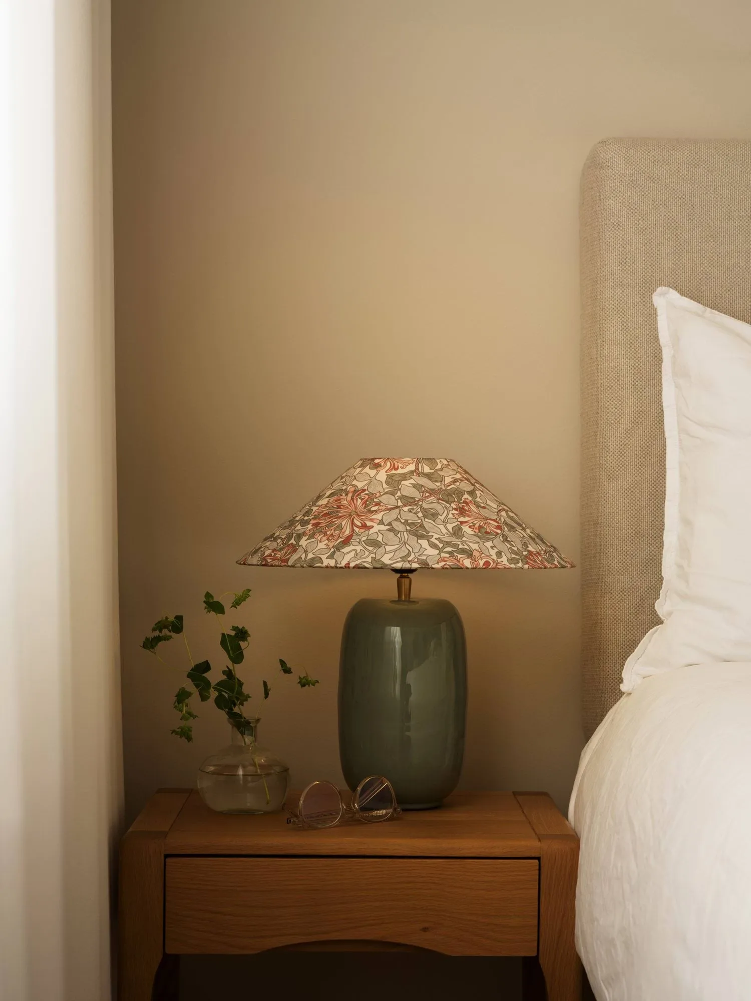 Flat shade lampeskjerm, Honeysuckle blush, Ø36x10 cm Watt & Veke