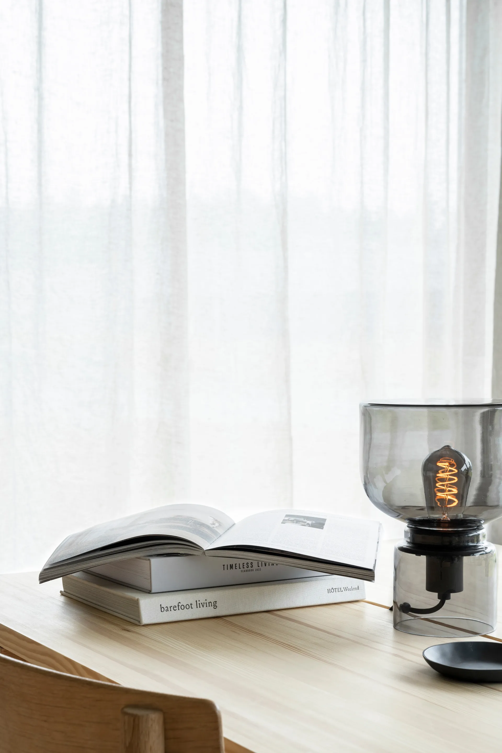 Grace bordlampe, Smokey grey Watt & Veke