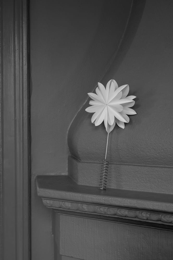 Karla juletrestjerne 35 cm, Hvit Watt & Veke