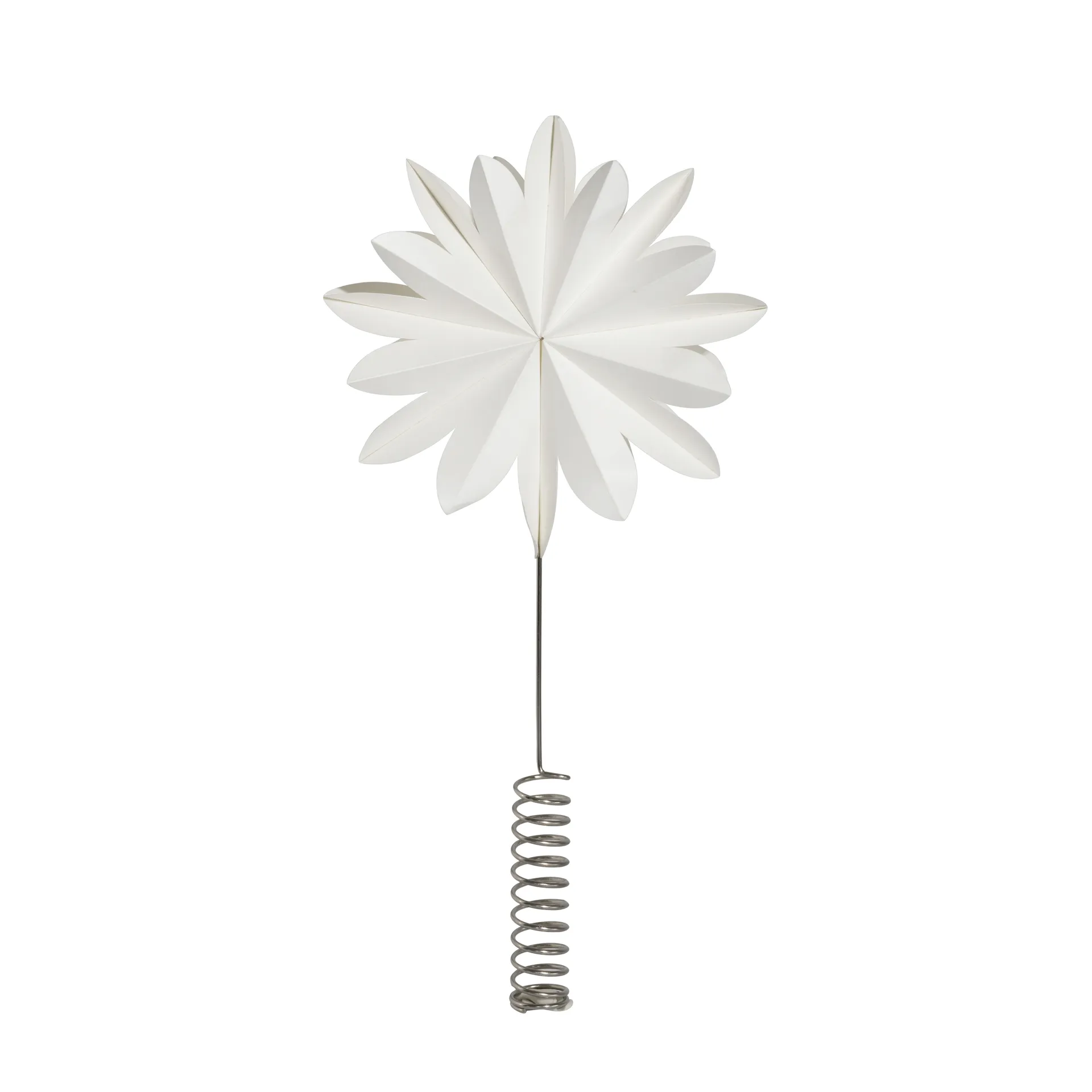 Karla juletrestjerne 35 cm, Hvit Watt & Veke