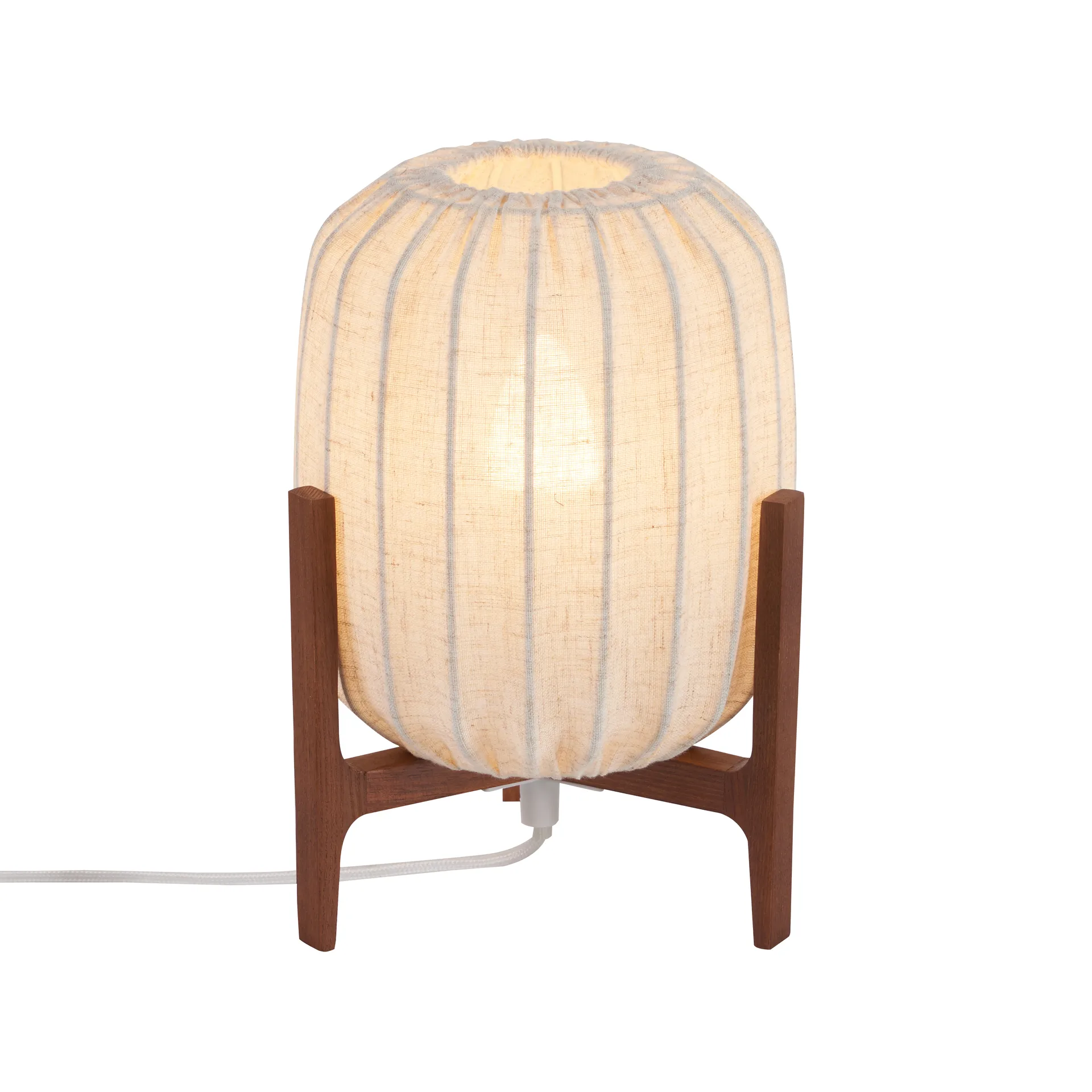 Prisma bordlampe, Dark ash-Natural, Mini Ø16x24,3 cm Watt & Veke