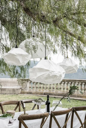 Sky lampeskjerm 58 cm - Hvit - Watt & Veke