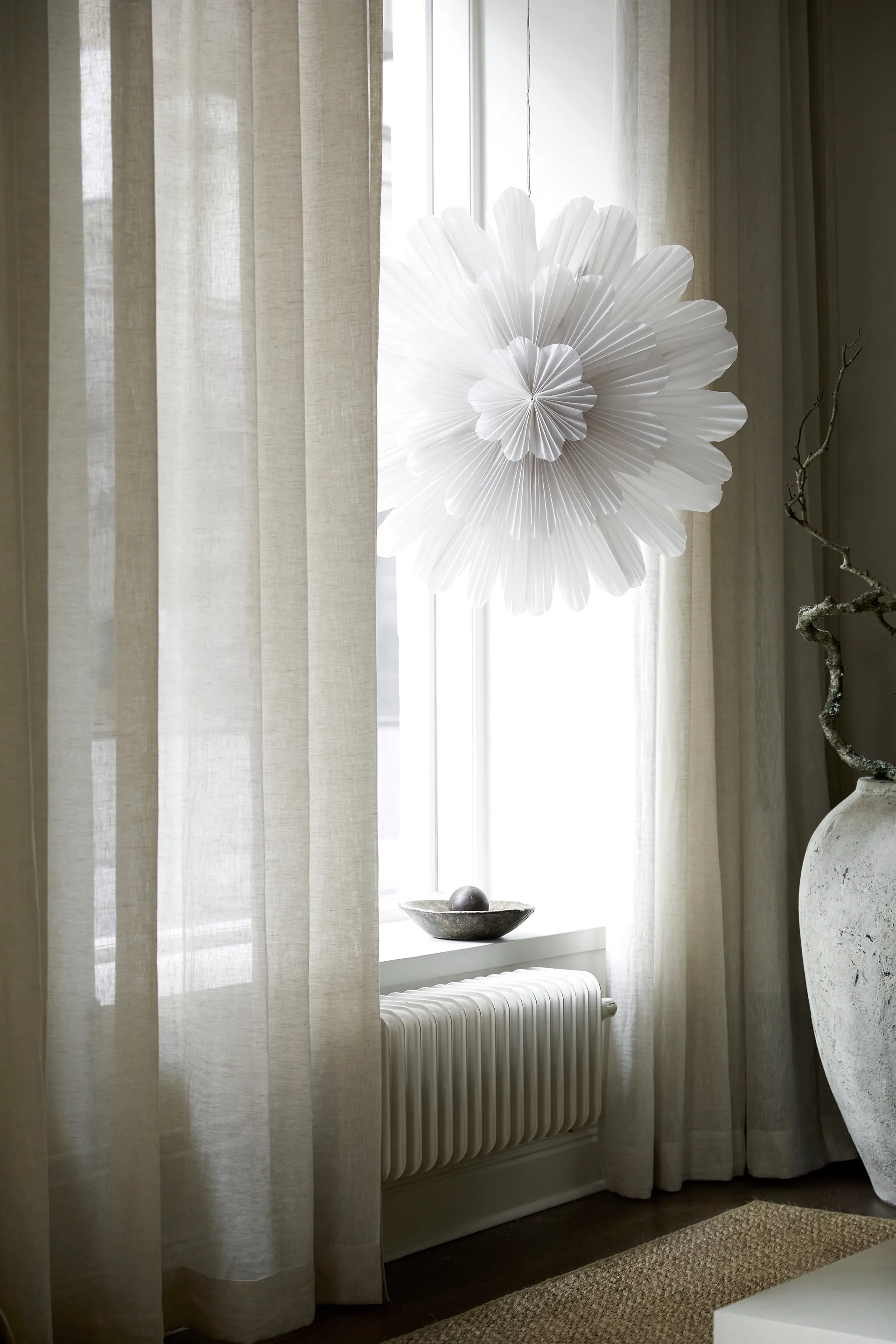 Snöblomma adventsstjerne, Ø80 cm Watt & Veke