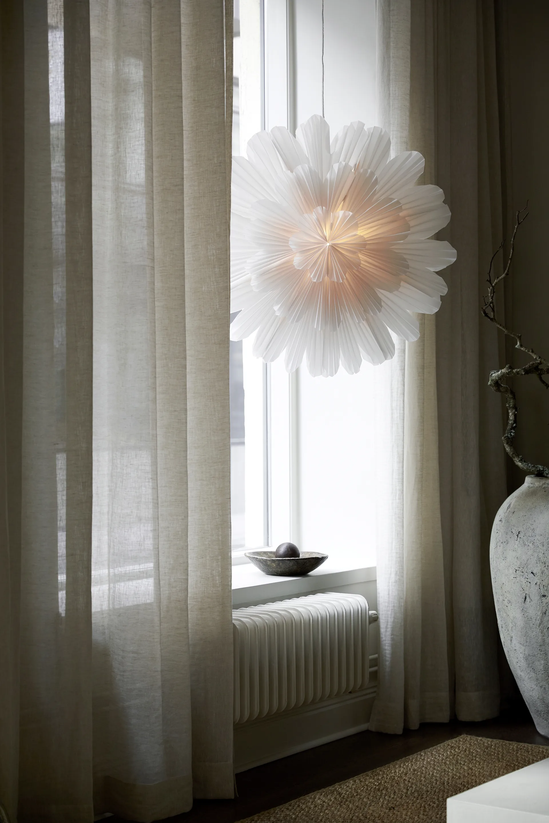 Snöblomma adventsstjerne, Ø80 cm Watt & Veke