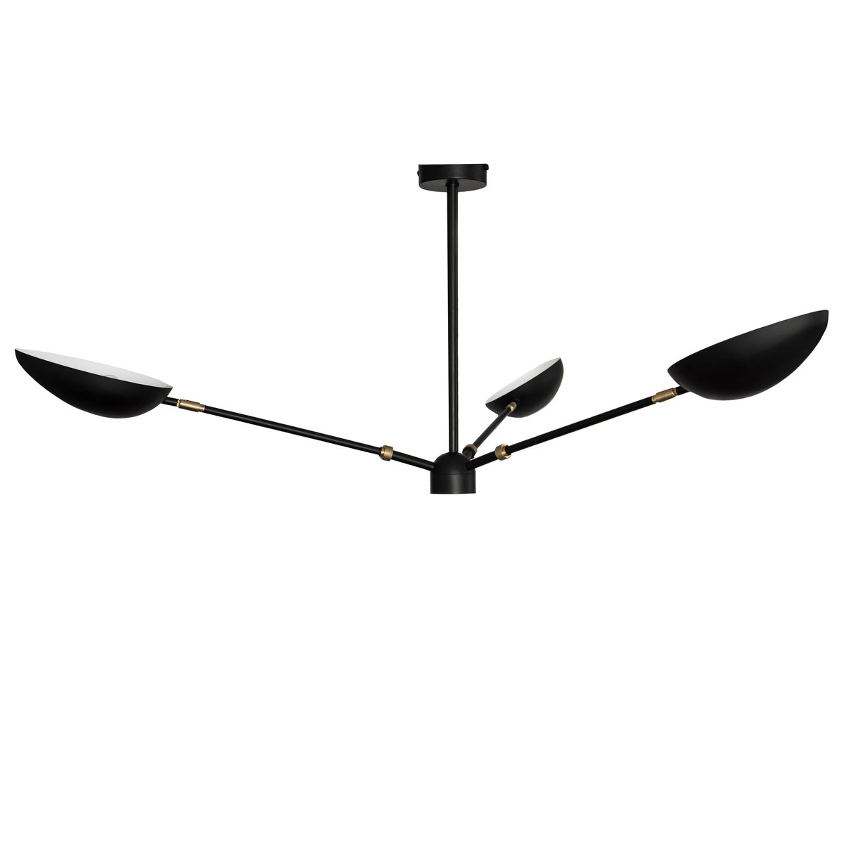 Watt & Veke Spoon takpendel matt svart, messing