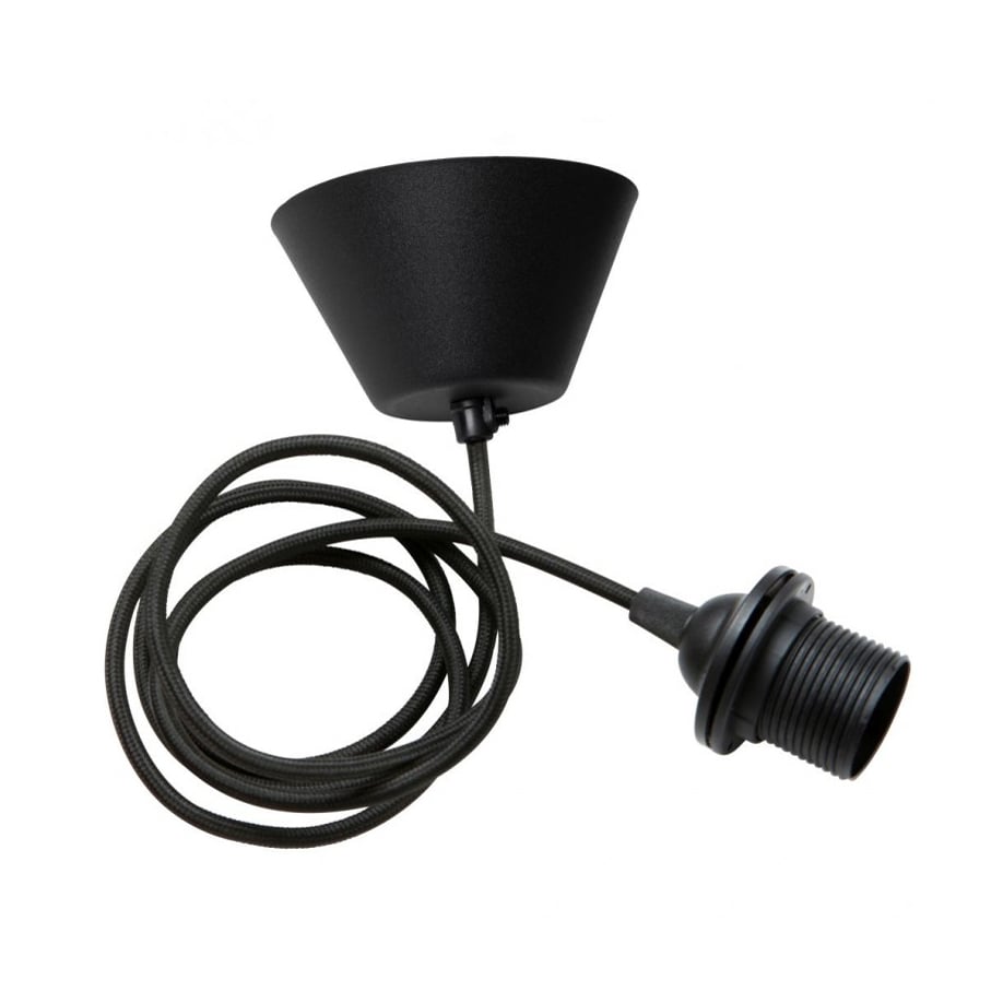 Watt& Veke Takoppheng E27, Svart -  Taklamper  - Plast