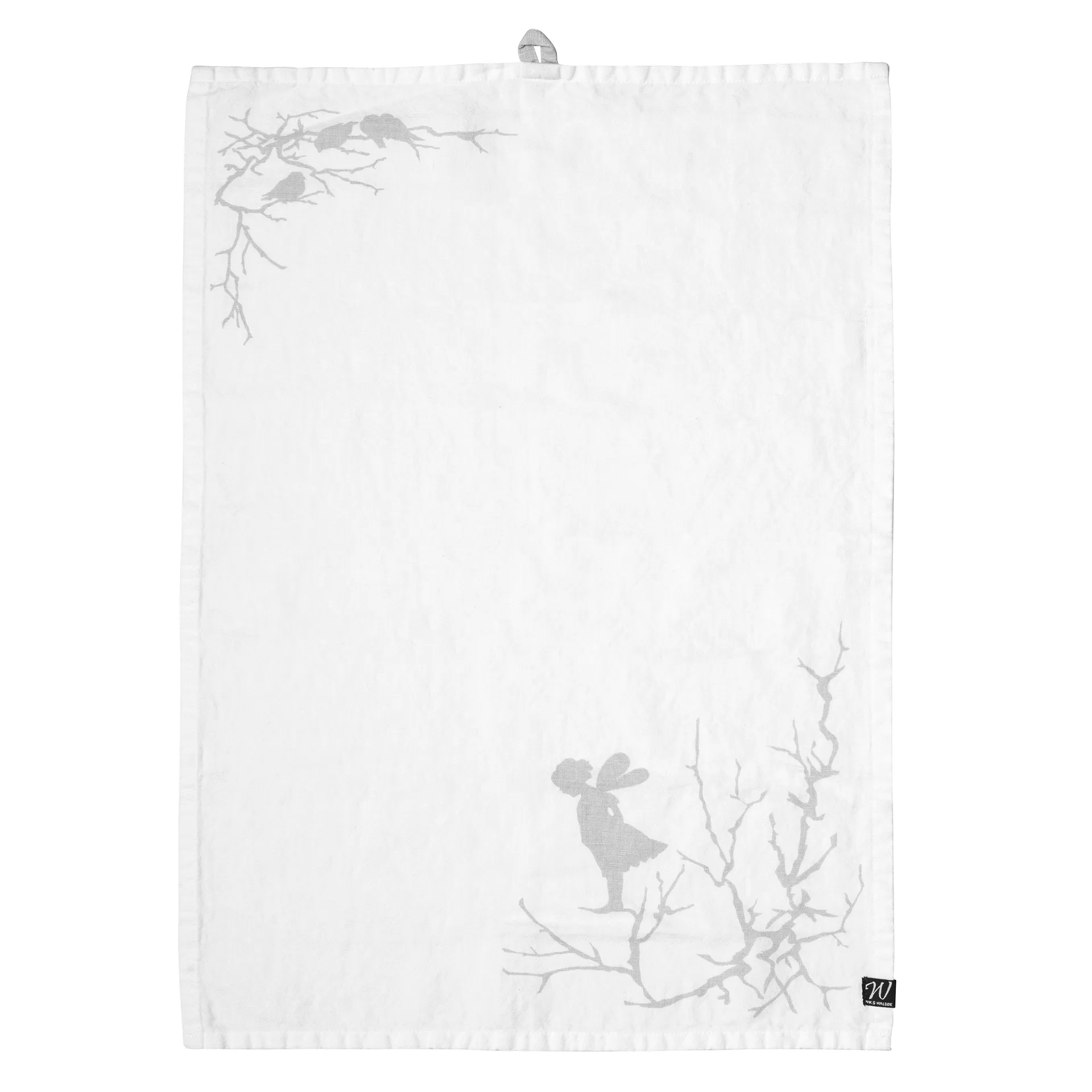 Alv kjøkkenhåndkle 47x70 cm, Hvit Wik & Walsøe