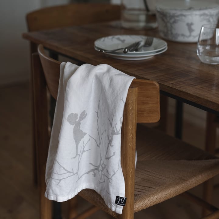 Alv kjøkkenhåndkle 47x70 cm, Hvit Wik & Walsøe