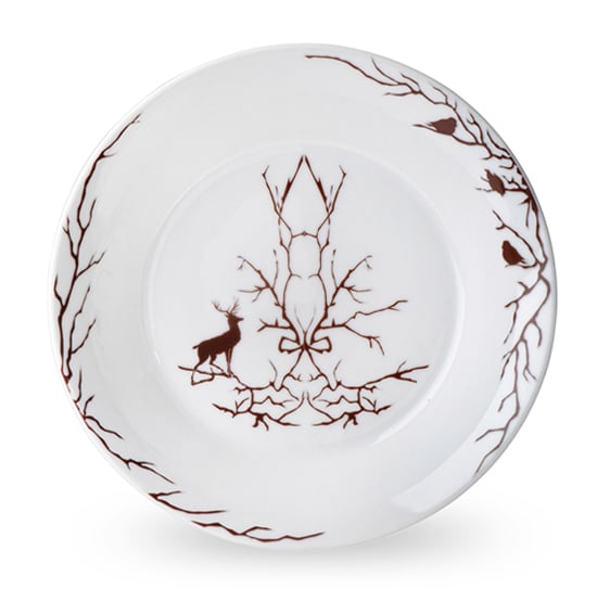 Wik & Walsøe Alveskog dyp tallerken 21 cm