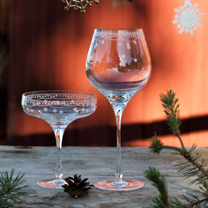 Julemorgen champagneglass, 20 cl Wik & Walsøe