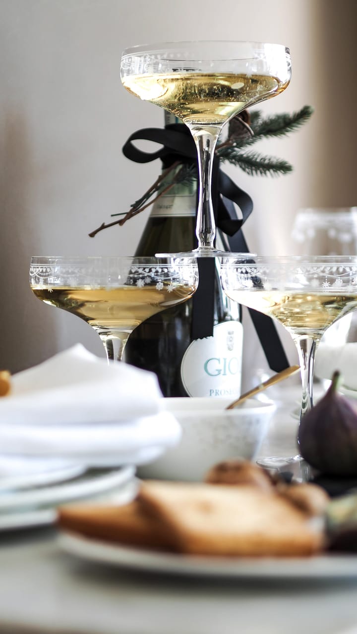 Julemorgen champagneglass, 20 cl Wik & Walsøe