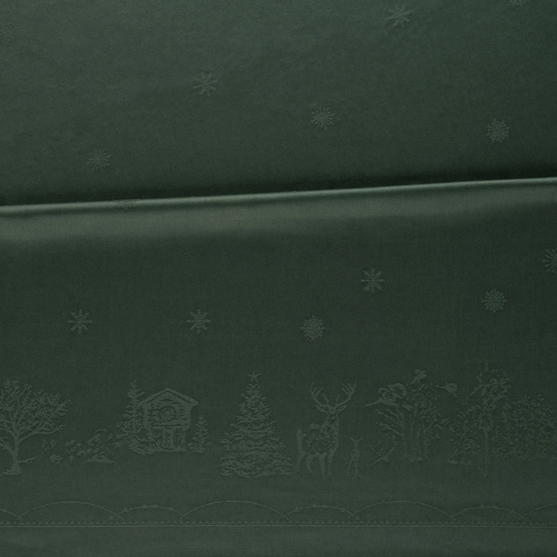 Julemorgen duk, Grønn, 140x240 cm Wik & Walsøe