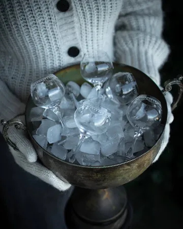 Julemorgen gildeglass vinglass - 12 cm - Wik & Walsøe