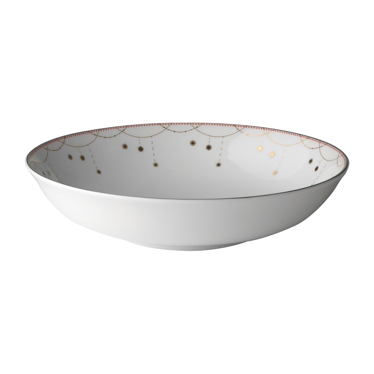 Wik & Walsøe Julemorgen serveringsskål lav Ø 22 cm