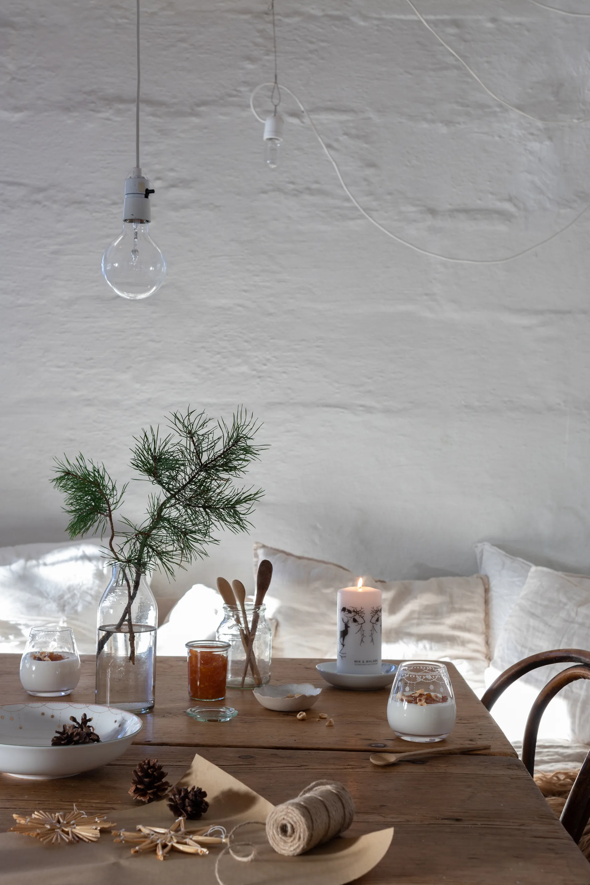 Julemorgen serveringsskål lav, Ø 22 cm Wik & Walsøe