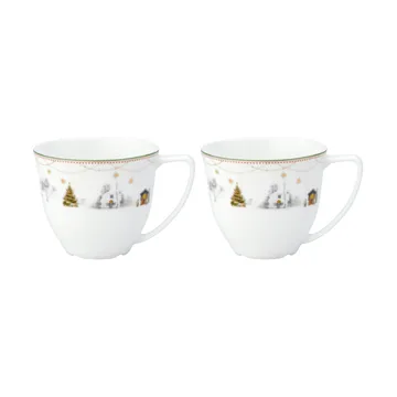 Julemorgen Story gløggkrus - 12 cl, 2 pack - Wik & Walsøe