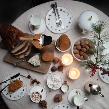 Julemorgen tallerken Ø28 cm 6-pakning - Wik & Walsøe
