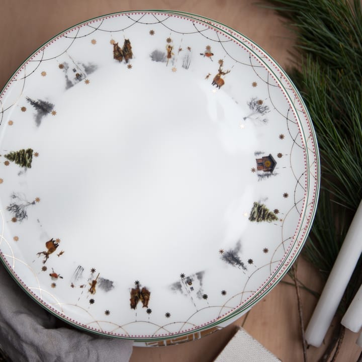 Julemorgen tallerken, Ø28 cm Wik & Walsøe
