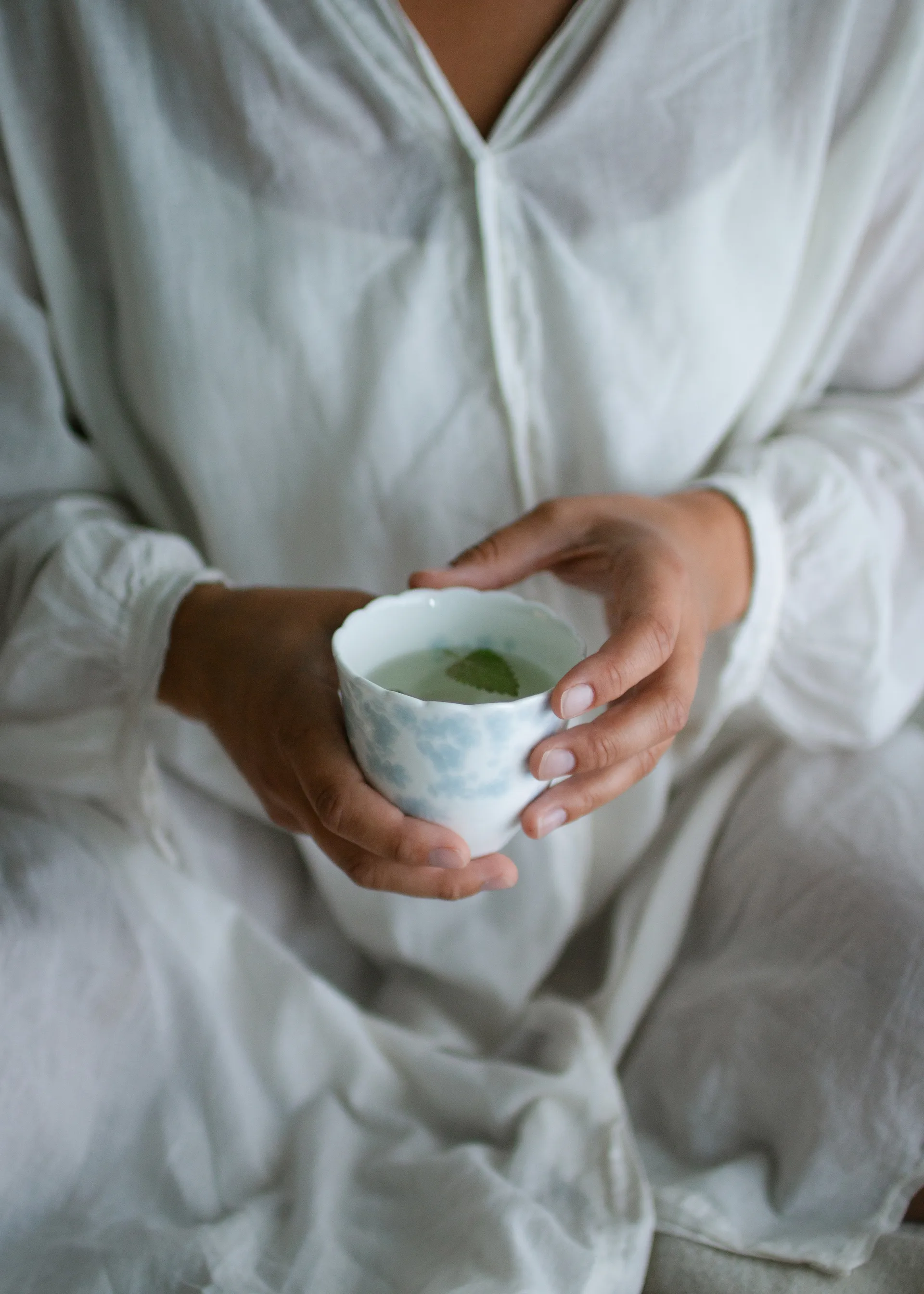 Slåpeblom kopp 20 cl 2-pack, Blå Wik & Walsøe