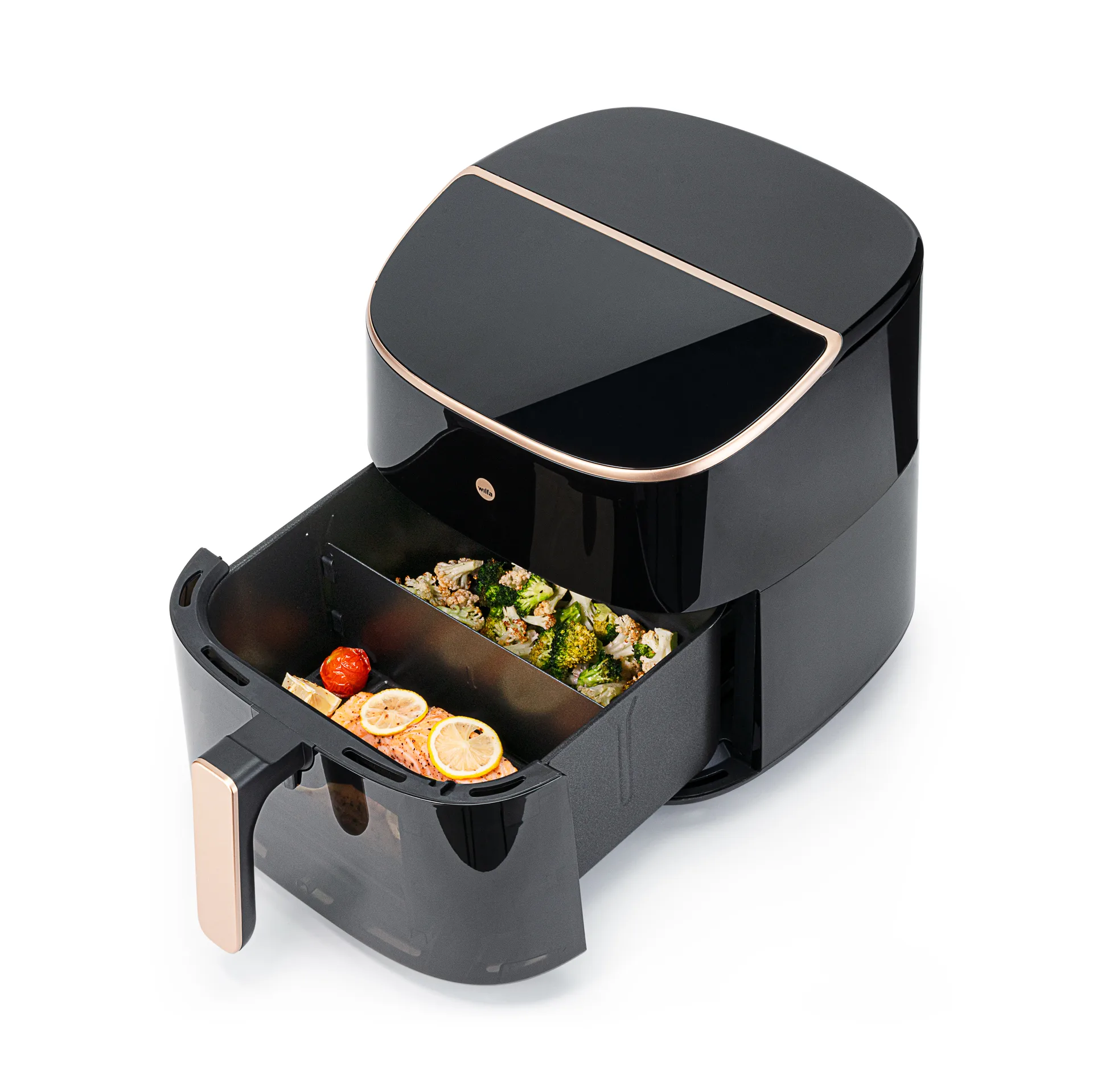 AFD-80 Split Airfryer XL 8 L, Svart Wilfa