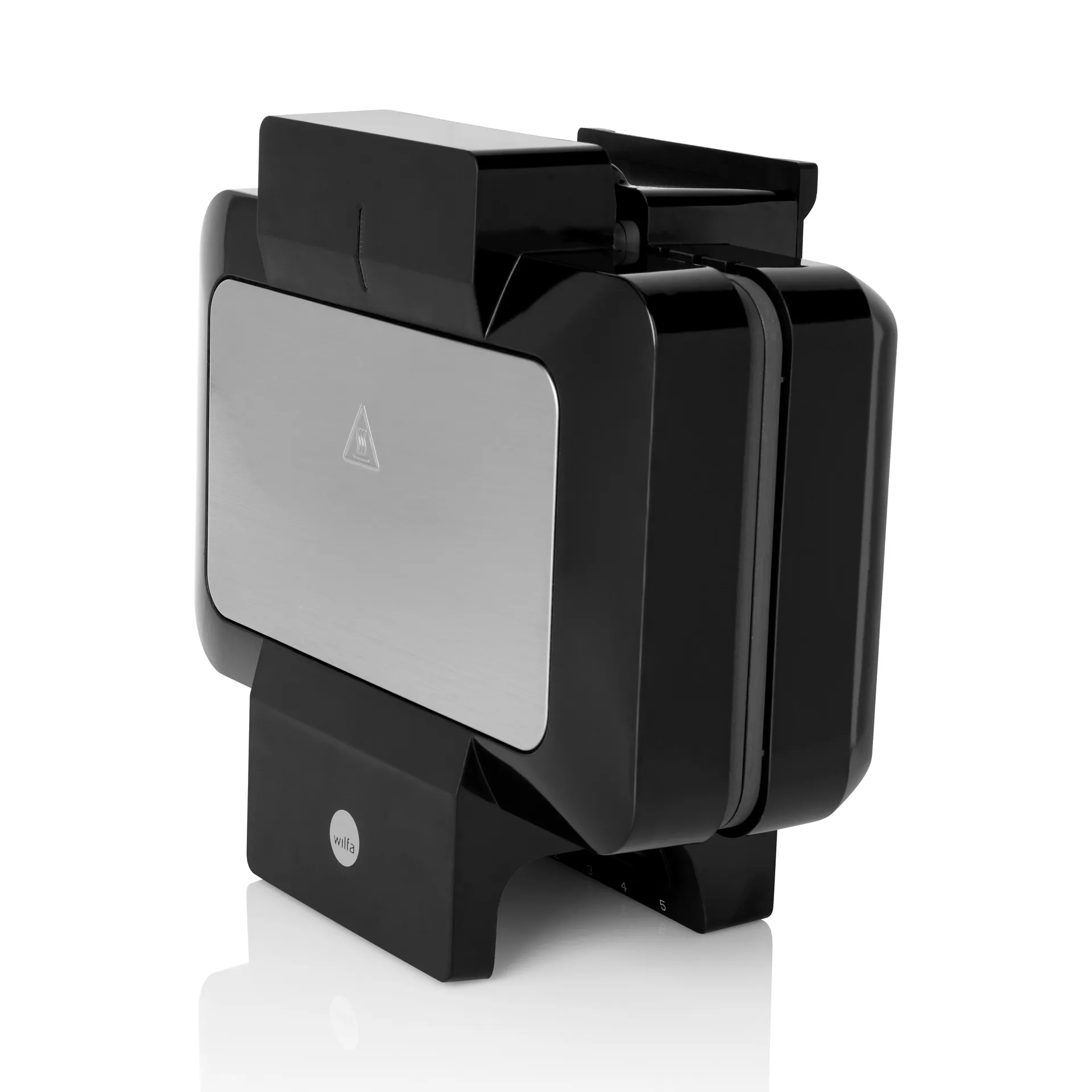 BW-1000B Gaufres belgisk vaffeljern, Svart Wilfa