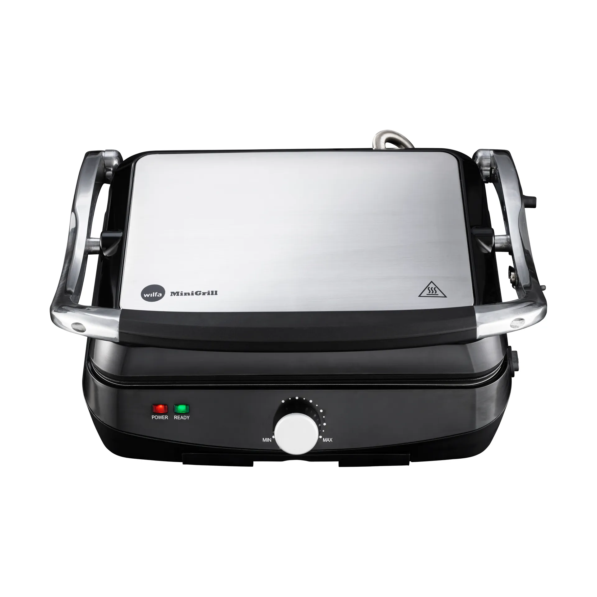 CG-2000B minigrill med justerbar termostat, Sølv Wilfa