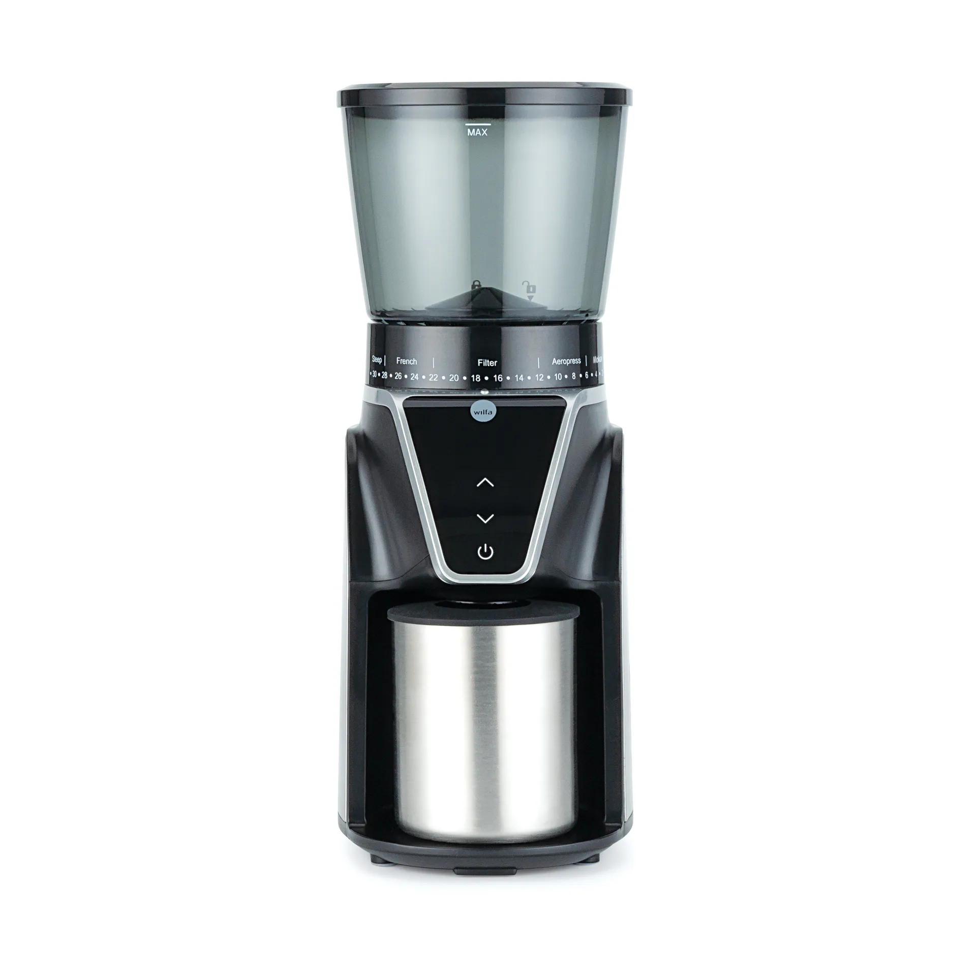 CG1S-275 kaffekvern med digital timer, Svart Wilfa