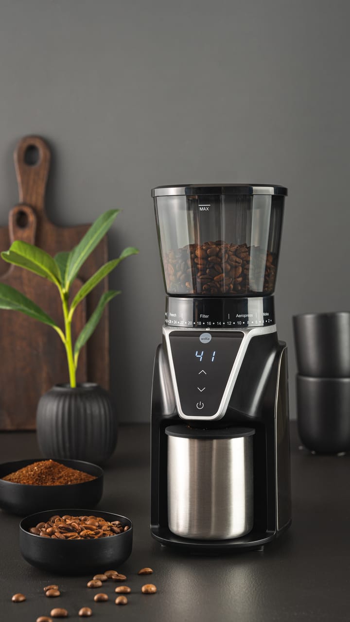 CG1S-275 kaffekvern med digital timer, Svart Wilfa