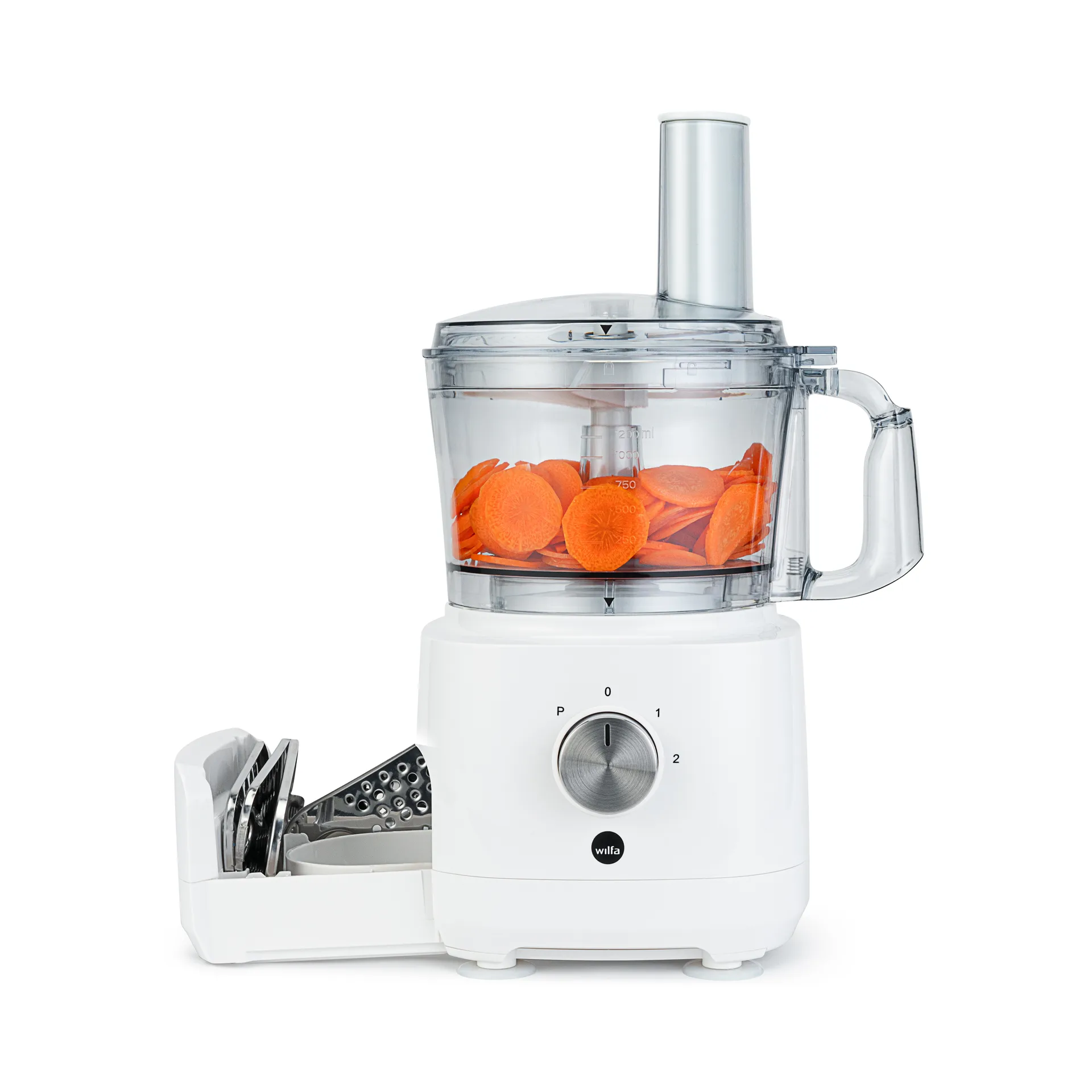 FP2-1000W Easy foodprocessor 1,2 L, Hvit Wilfa