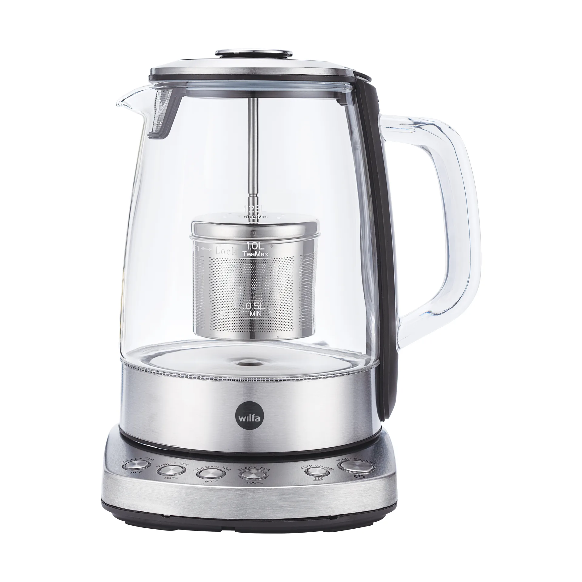TM1-1500S Cha tekanne 1,25 L, Sølv Wilfa