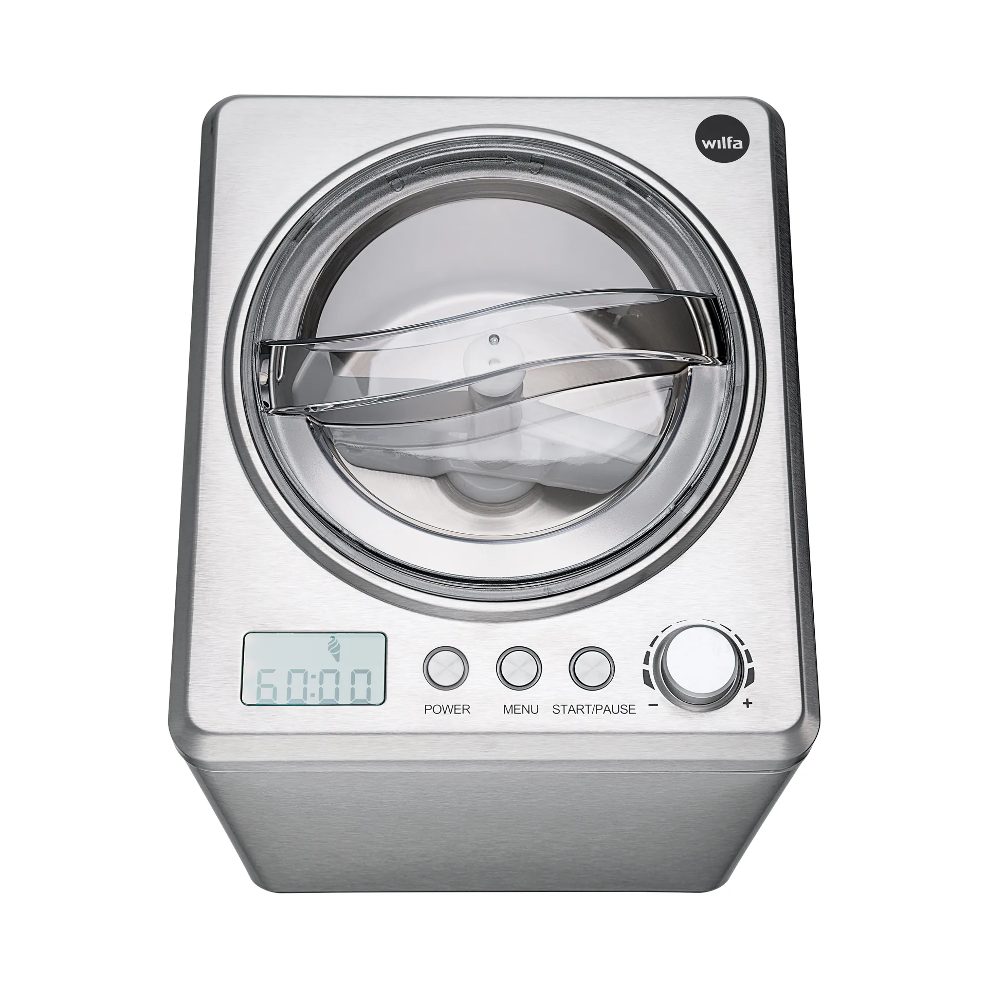 Vanilla ICM1S-250 iskremmaskin 2,5 L, Sølv Wilfa