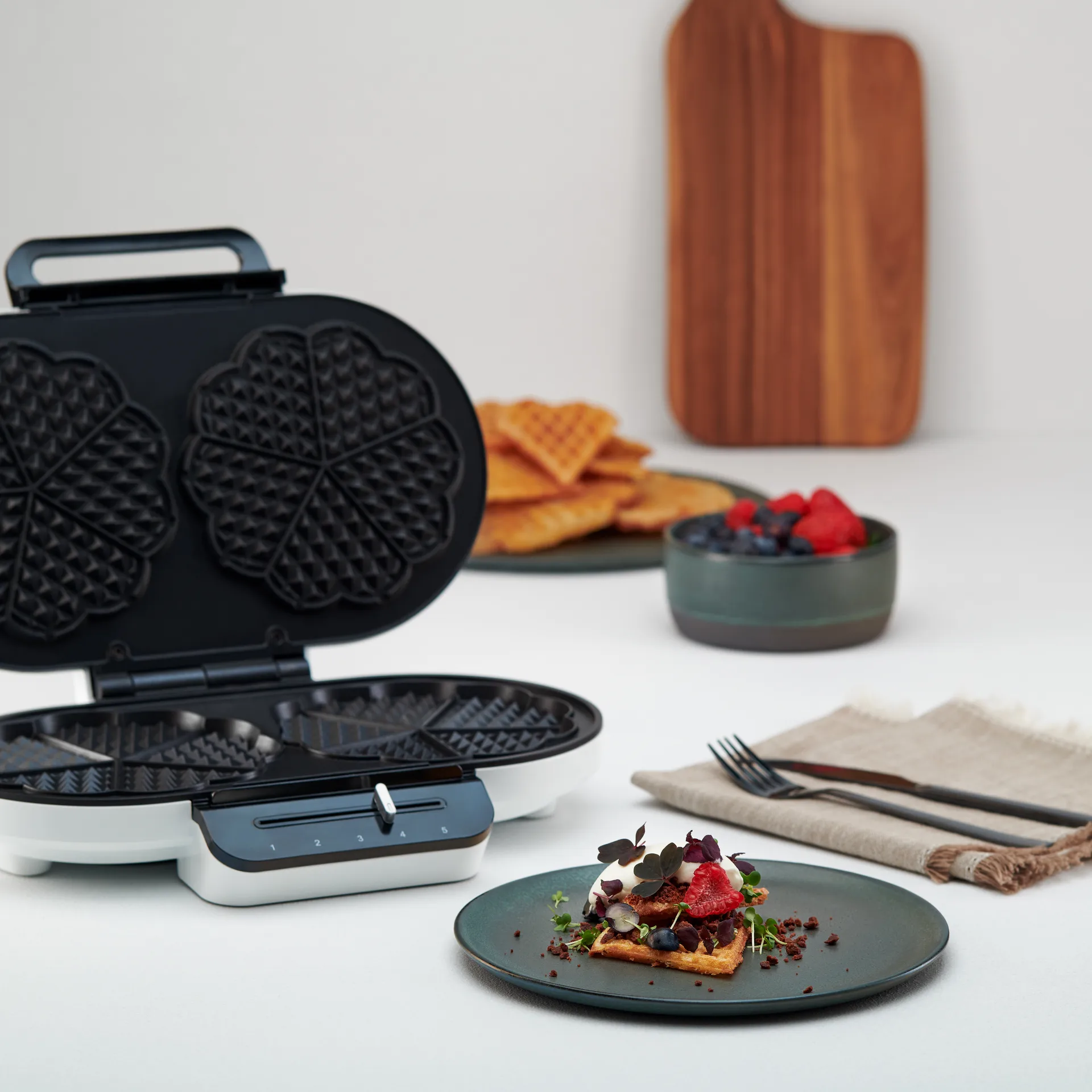 WDWA-516W Vaffeljern, Hvit Wilfa