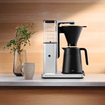 Wilfa Zense Alux termokaffetrakter - Aluminium-svart, 1,25 L - Wilfa