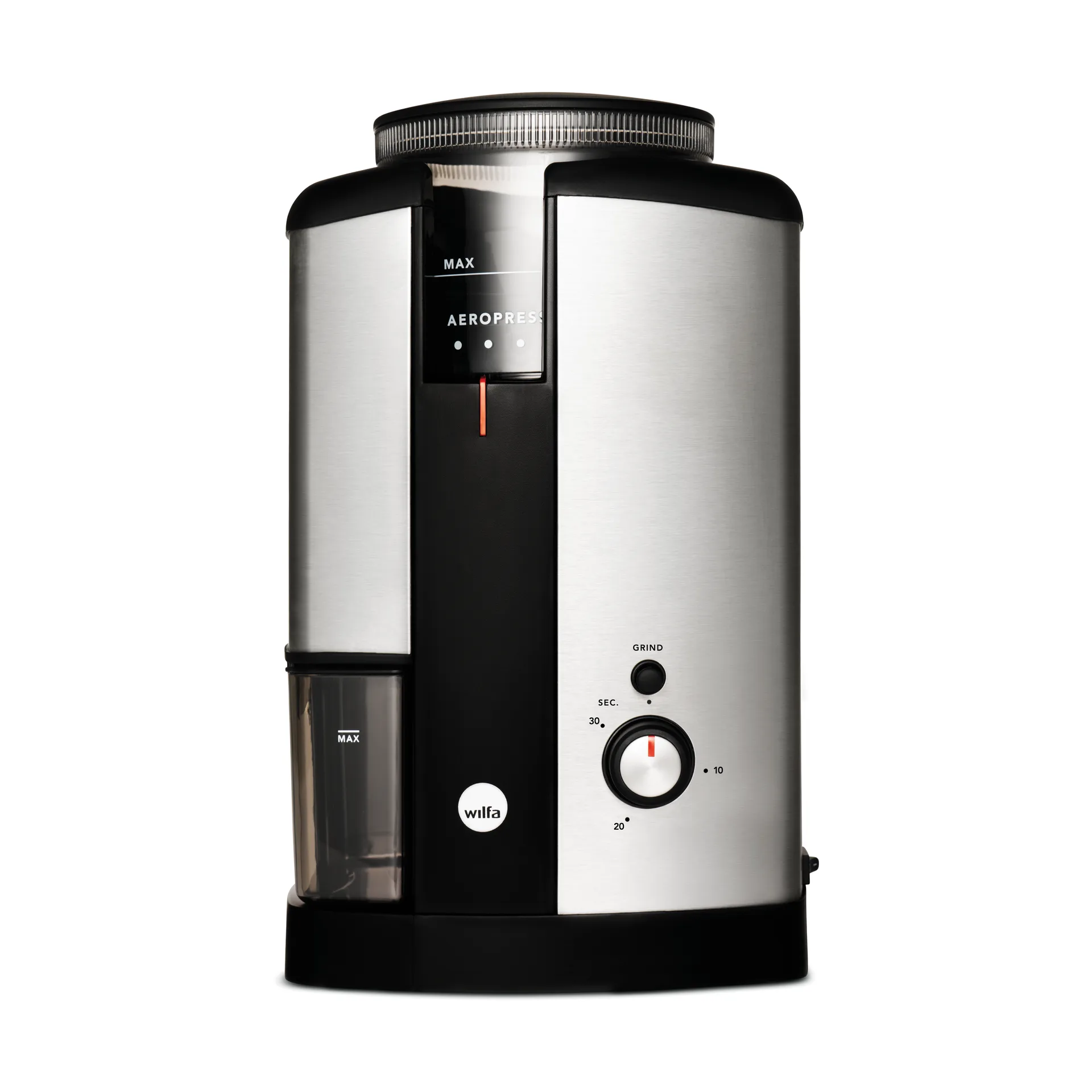 WSCG-2 kaffekvern, Rustfritt stål Wilfa
