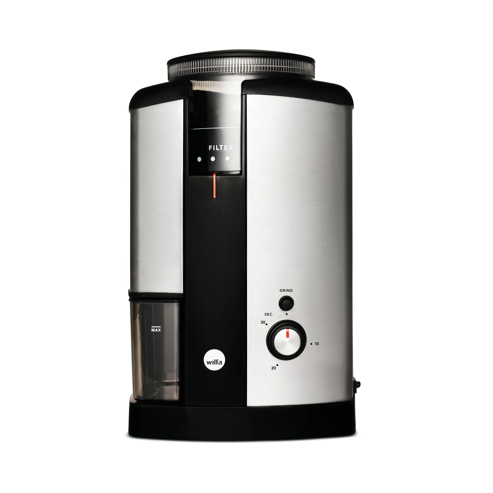 WSCG-2 kaffekvern, Rustfritt stål Wilfa