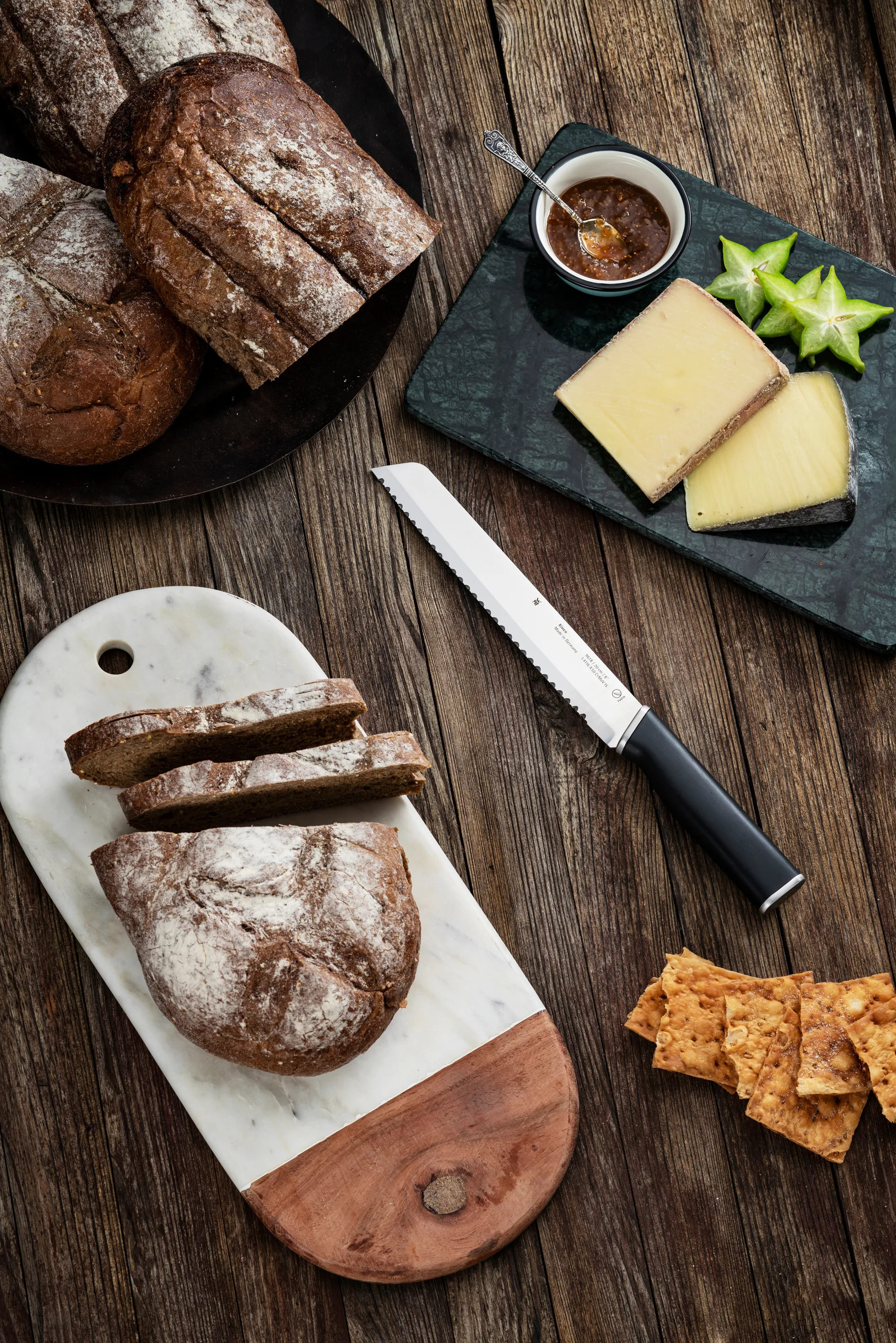 Kineo brødkniv cromargan, 20 cm WMF