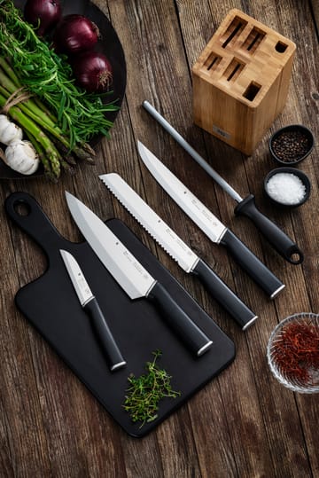 Kineo knivblokk med 4 kniver cromargan - Rustfritt stål - WMF
