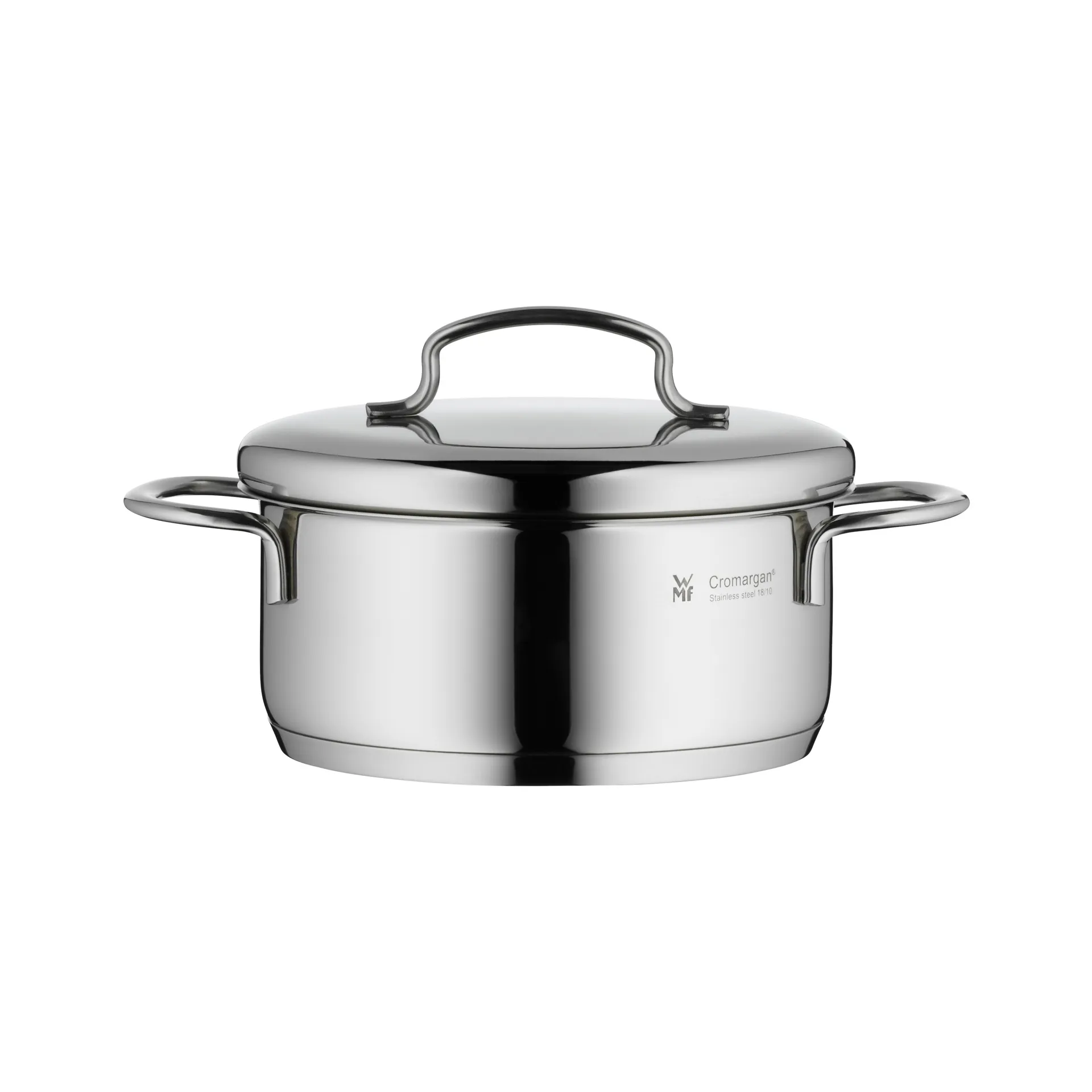 Mini lav gryte med lokk 14 cm, Rustfritt stål WMF